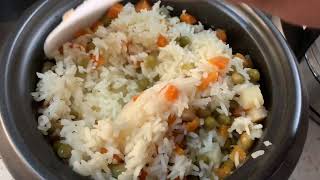 Cómo Usar Arrocera para preparar un delicioso arroz blanco con verduras