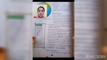 Class 5th ,Social Studies, Chapter 1" Locating places on a Globe " part2