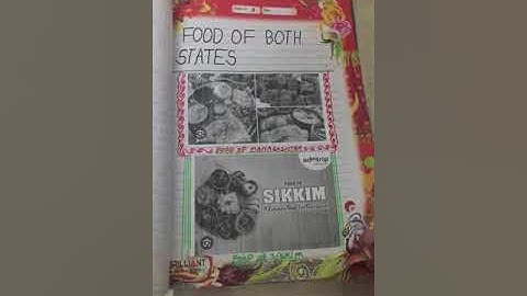 ART INTEGRATION PROJECT ON SIKKIM AND MAHARASHTRA