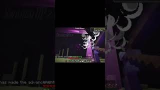 Killing ender dragon😈😈😈 #minecraft #pvp #herobrine #tiktok