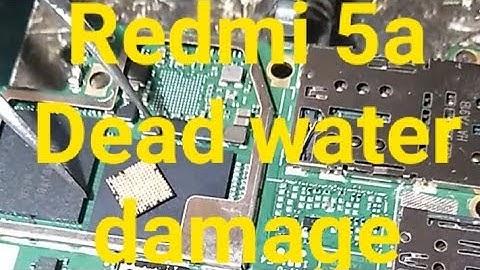 Xiomi Redmi 5a Dead Water Damage Problem Solution||Mi 5a Dead Problem, Mi redmi 5a dead problem