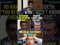 Ro Khanna COLD BUSTS Pete Hegseth on War Costs