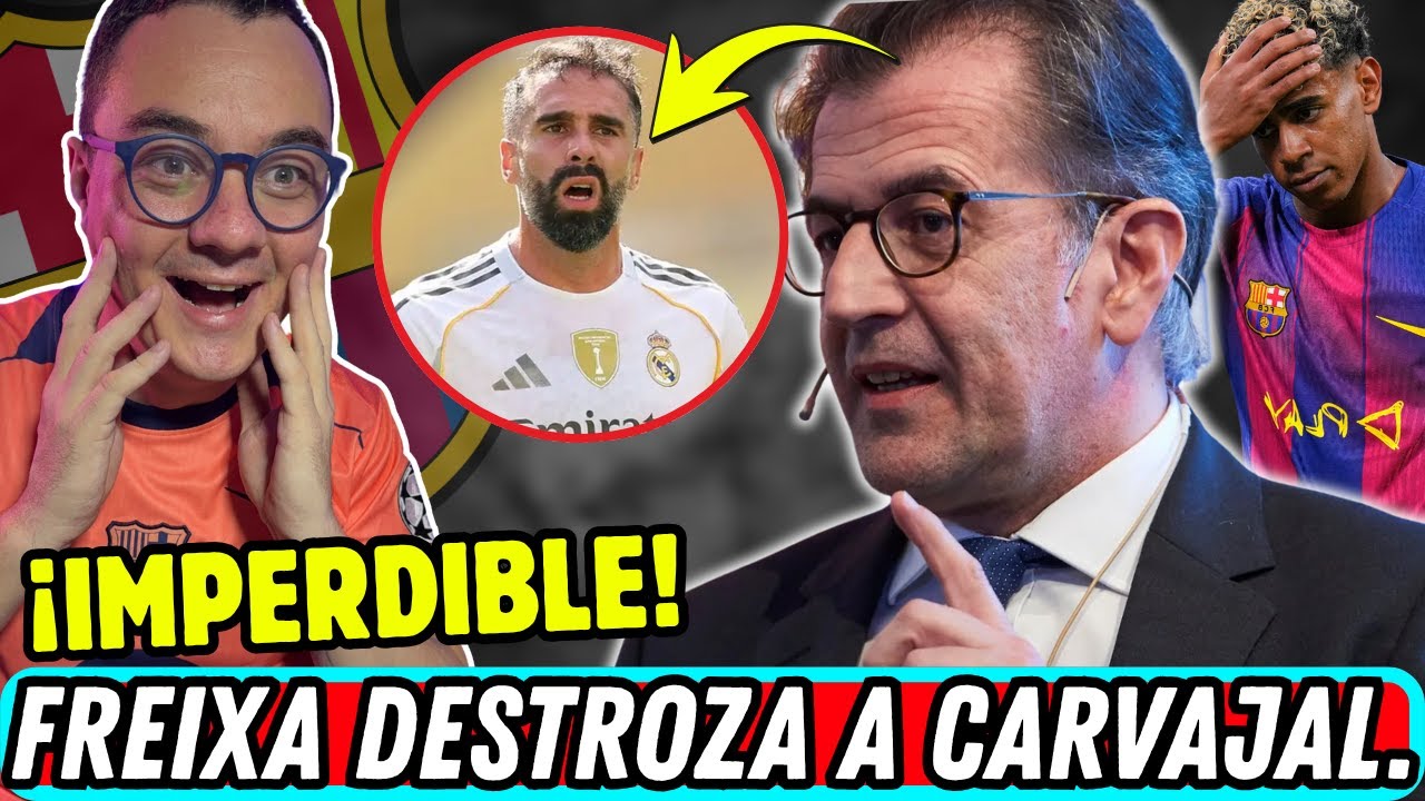 ¡BRUTAL! TONI FREIXA: "CARVAJAL ES UN COBARDE". Y AQUÍ LO DEMOSTRAMOS.