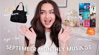 September Monthly Musings | Books, Outfits, Beauty, and More!