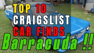 TOP 10 PLYMOUTH BARRACUDAS - Craigslist Cars For Sale by Owner