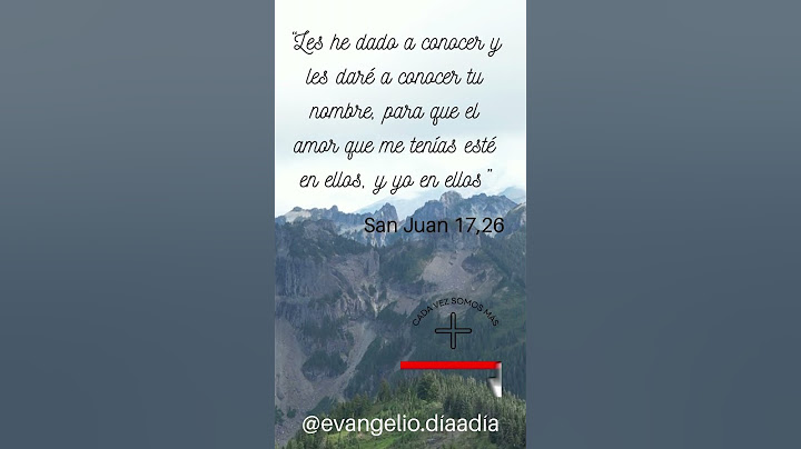 Yo les he dado la gloria que tú me diste, para que sean uno, como nosotros somos uno.
