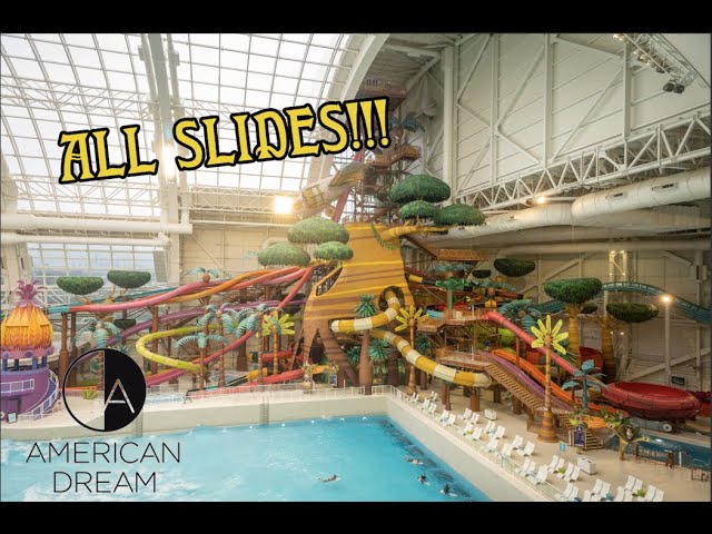 ALL WATERSLIDES POVs At Dreamworks Waterpark At American Dream - YouTube