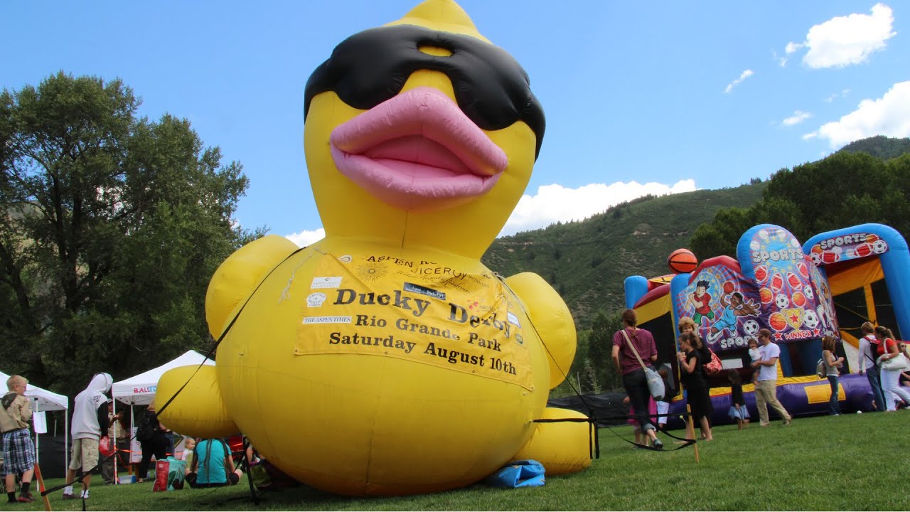 Aspen Rotary Ducky Derby Day YouTube