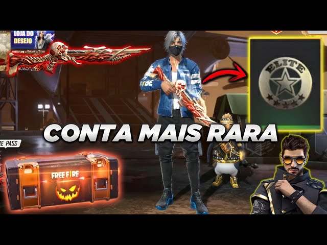 Free Fire | RARIDADE CONTA DE FREE FIRE | Beta 