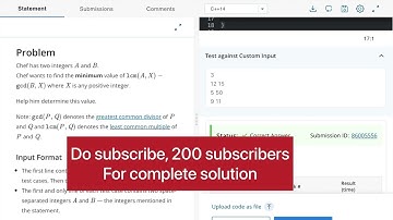 Lcm hates Gcd || starters74 #codechef #solution || 18th January 2023