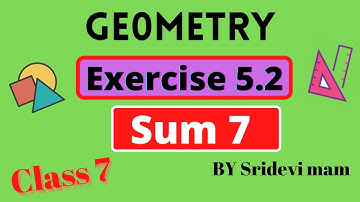7th maths tamil Term 1 Chapter 5 geometry ex 5.2 sum 7 by Sridevi mam tn samacheer class 7 maths