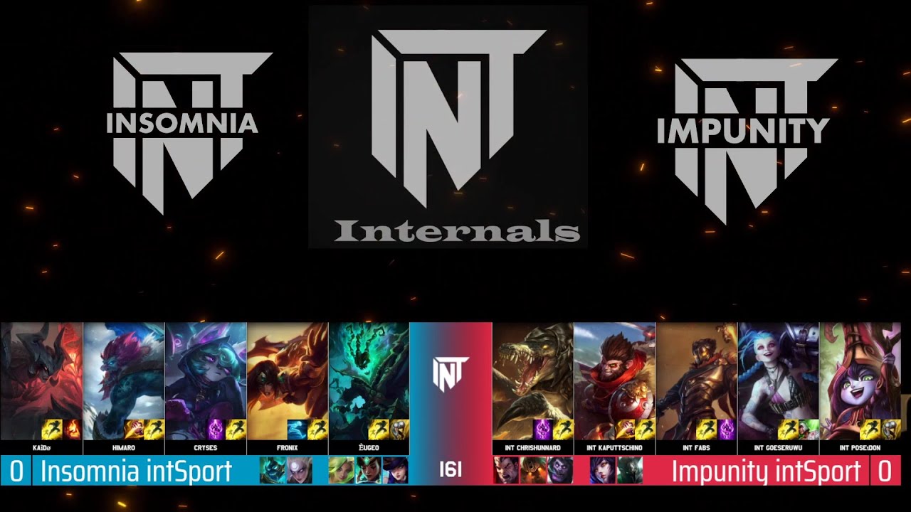 INTernals | Semifinal 1 | Group 2 | Impunity intSport vs Insomnia intSport | 