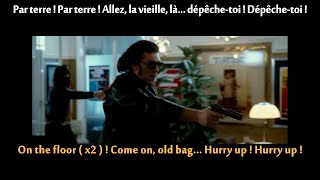 FRENCH LESSON - french movie to learn french ( subtitles + translation )  Mesrine II part1