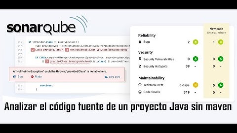 Como analizar la calidad del código de un proyecto con SonarQube