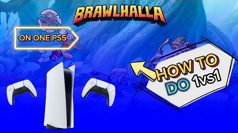 HOW TO PLAY ON TWO CONTROLLERS ON ONE PS5 1vs1. BRAWLHALLA TUTORIAL. (IN URDU)