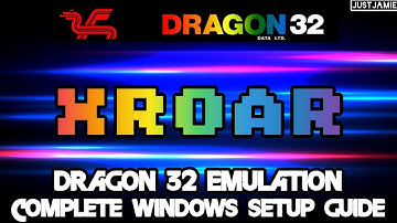Xroar☆Dragon 32 Emulation Full Setup Guide #dragon32 #xroar #emulator