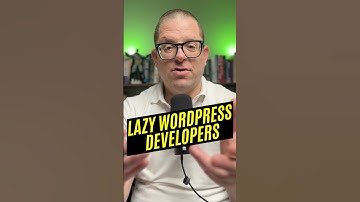 Don’t be a lazy Wordpress developer