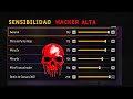 SENSIBILIDAD HACKER ALTA para dar TODO ROJO en FREE FIRE 💀