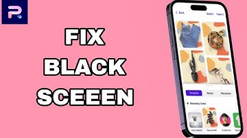 How To Fix And Solve Black Screen On Photoroom Ai Photo App | Final Solution