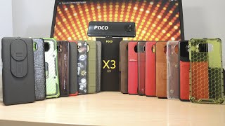 КИЛОГРАММ чехлов для XIAOMI POCO X3/PRO!!! NILLKIN Крокодиловая кожа Чехол книжка Стеклянный чехол.