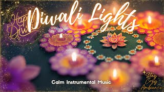 Happy Diwali Ambience 🪔 Festival of Lights Screensaver | Calm Instrumental 4K Background Art