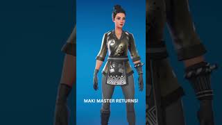 New Maki Master Returns With Lego Style Fortnite Itemshop