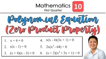 How to Solve Polynomial Equation using Zero Product Property | Grade 10