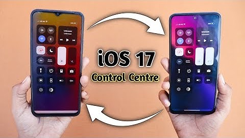 Enable iOS 17 Control Centre Any Android Smartphones 😱