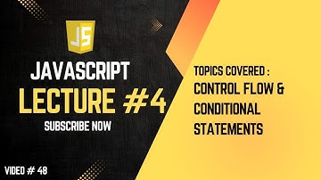 JavaScript Control Flow & Conditional Statements | If-Else, Ternary Operator, Switch Case Explained