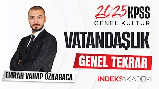 KPSS - Vatandaşlık Genel Tekrar 2 - Emrah Vahap ÖZKARACA Canlı Yayını