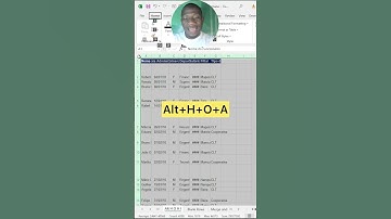 Truque para organizar tabelas no Excel. #Shorts