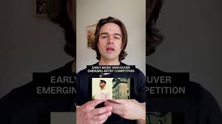 Early Music Vancouver Emerging Artist Competition Promotion #earlymusic