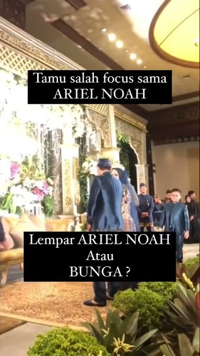 Gagal fokus lihat Ariel Noah di undangan pernikahan #arielnoahfans #arielnoah #ariel #shorts