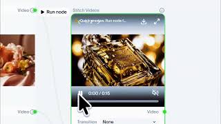 Krea Prompt-To-Workflow Demo Text Video Editable Node Graph T2W Inside Krea Nodes