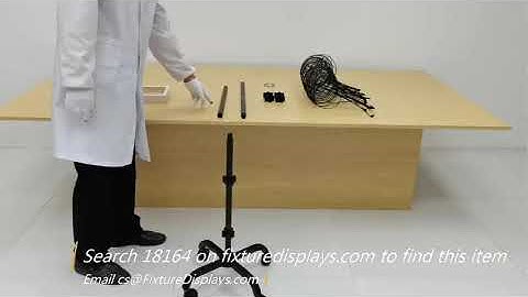 18164 hat rack baseball cap display rotating metal floor stand fixturedisplays INSTRUCTIONS