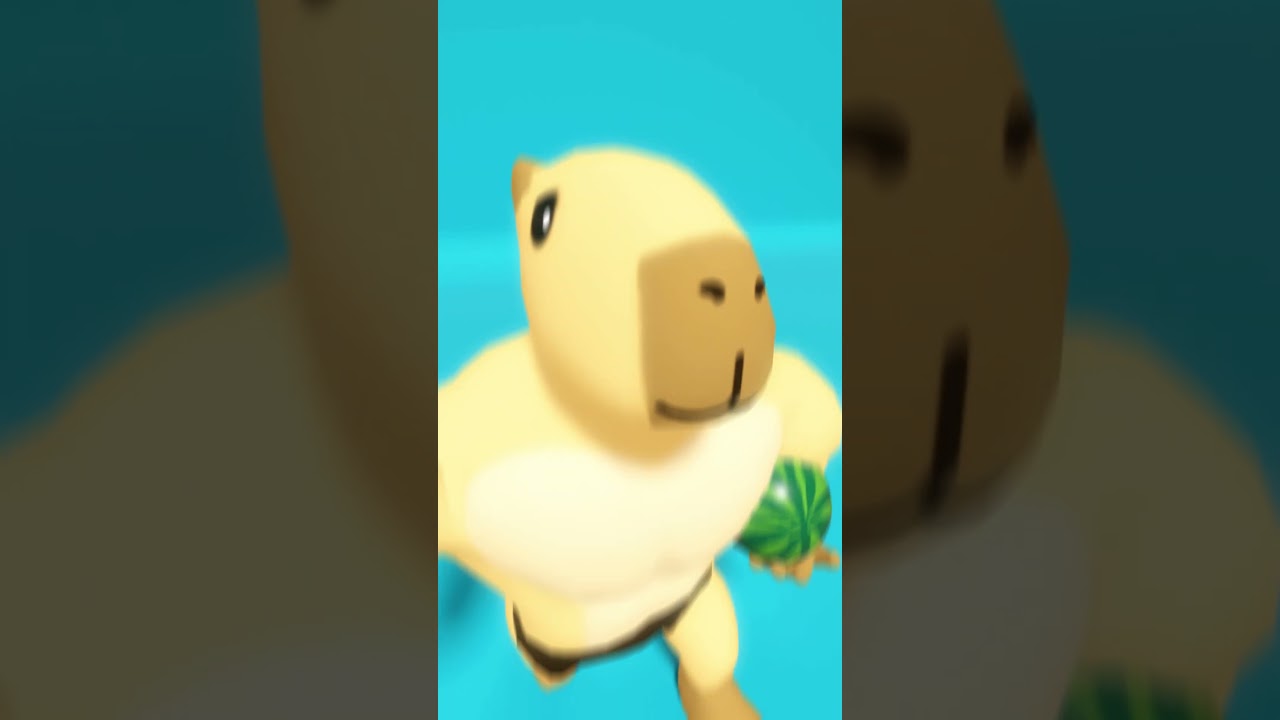 MuscleBara #blender #capybara