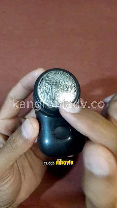 alat cukur jenggot mini elektrik mini shaver, beli link di bio #Pencukur