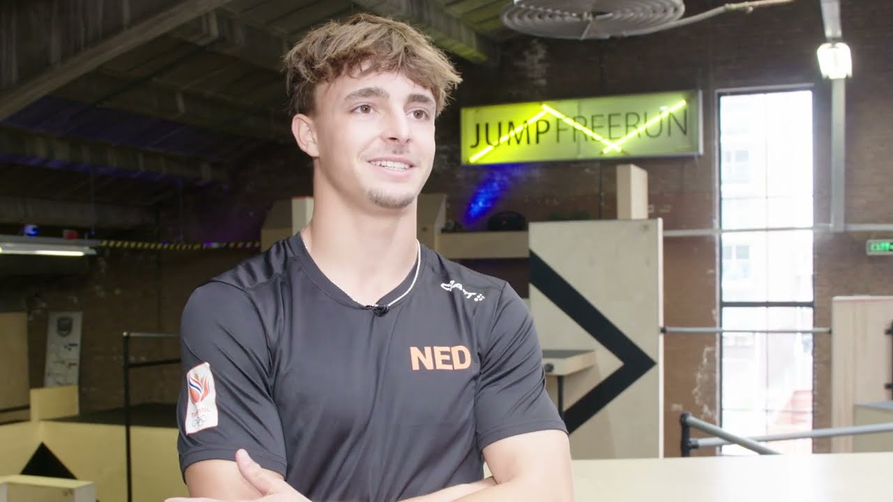 Wereldkampioen Freerunnen Tangui van Schingen // FF BUURTEN