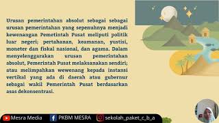 Urusan Pemerintahan Pusat Dan Daerah  Pkn 3 C10