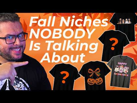 5 Low Competition Fall T-Shirt Niches That Are Making Money NOW!