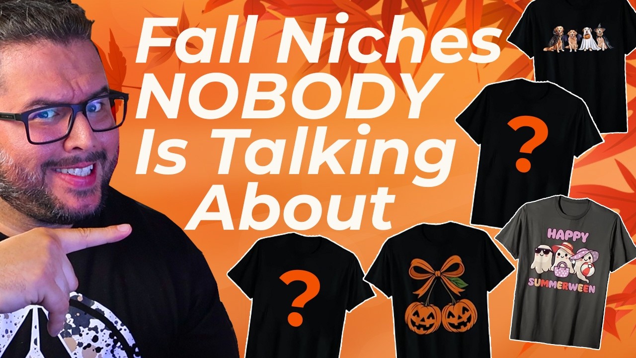5 Low Competition Fall T-Shirt Niches That Are Making Money NOW! - YouTube