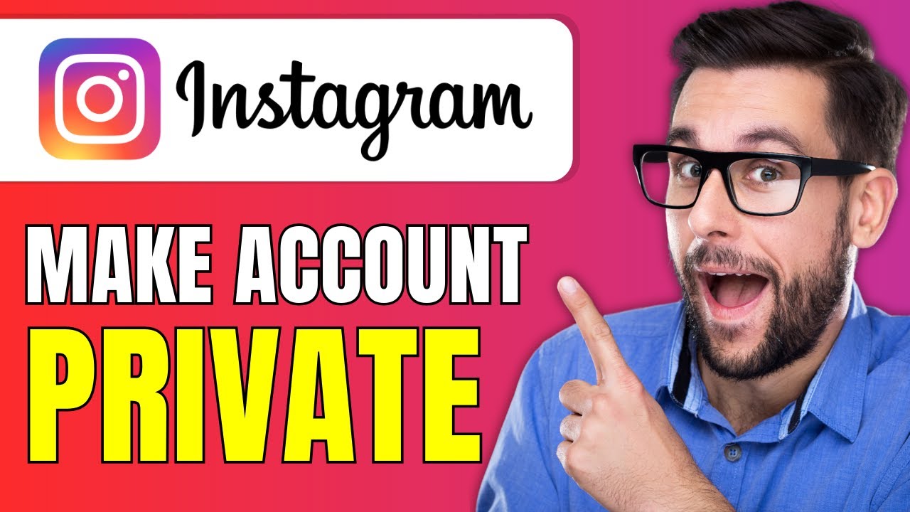 how-to-make-your-instagram-account-private-on-pc-computer-youtube