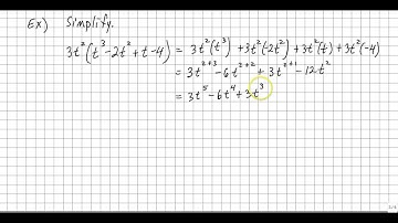 Laws Of Exponents And Multiplying Polynomials