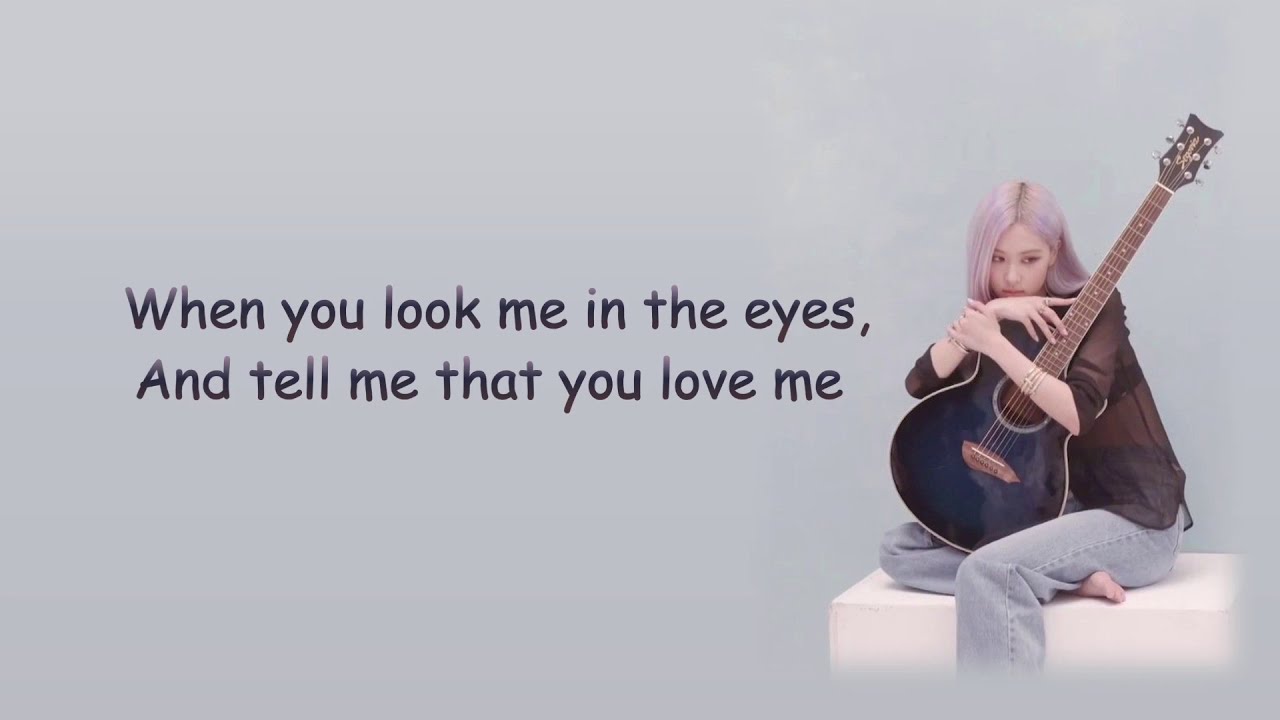 ROSÉ (BLACKPINK) - When you look me in the eyes (Jonas Brothers Cover