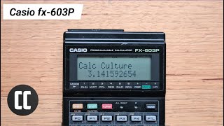 Casio fx-603P Scientific Calculator from 1990 screenshot 1