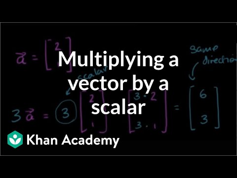 Multiplying a vector by a scalar | Vectors and spaces | Linear Algebra | Khan Academy