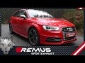 Audi s3 8v  with remus catback sport exhaust system 