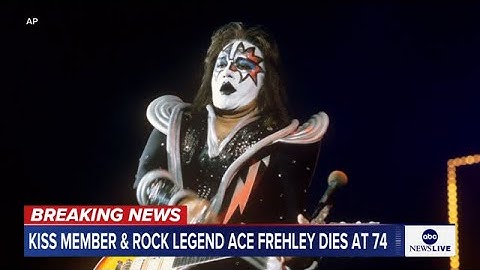 Ace Frehley, founding guitarist for KISS, dies at 74