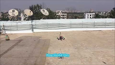 5 inch quad(210mm) position hold - running INAV 2.0.0