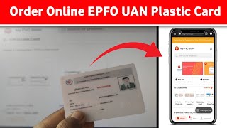 How To Order EPFO UAN PVC Card || EPFO UAN Card || Tech Pages